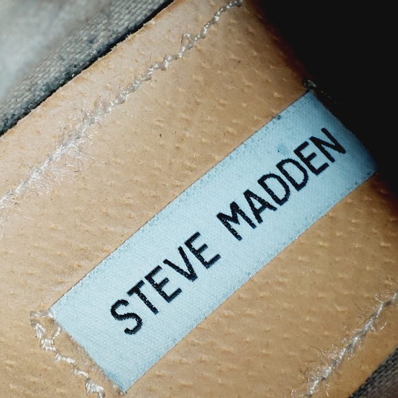 Steve Madden P-Quays Brown Leather Lizard Embossed Chukka Boots D122 - Picture 8 of 11